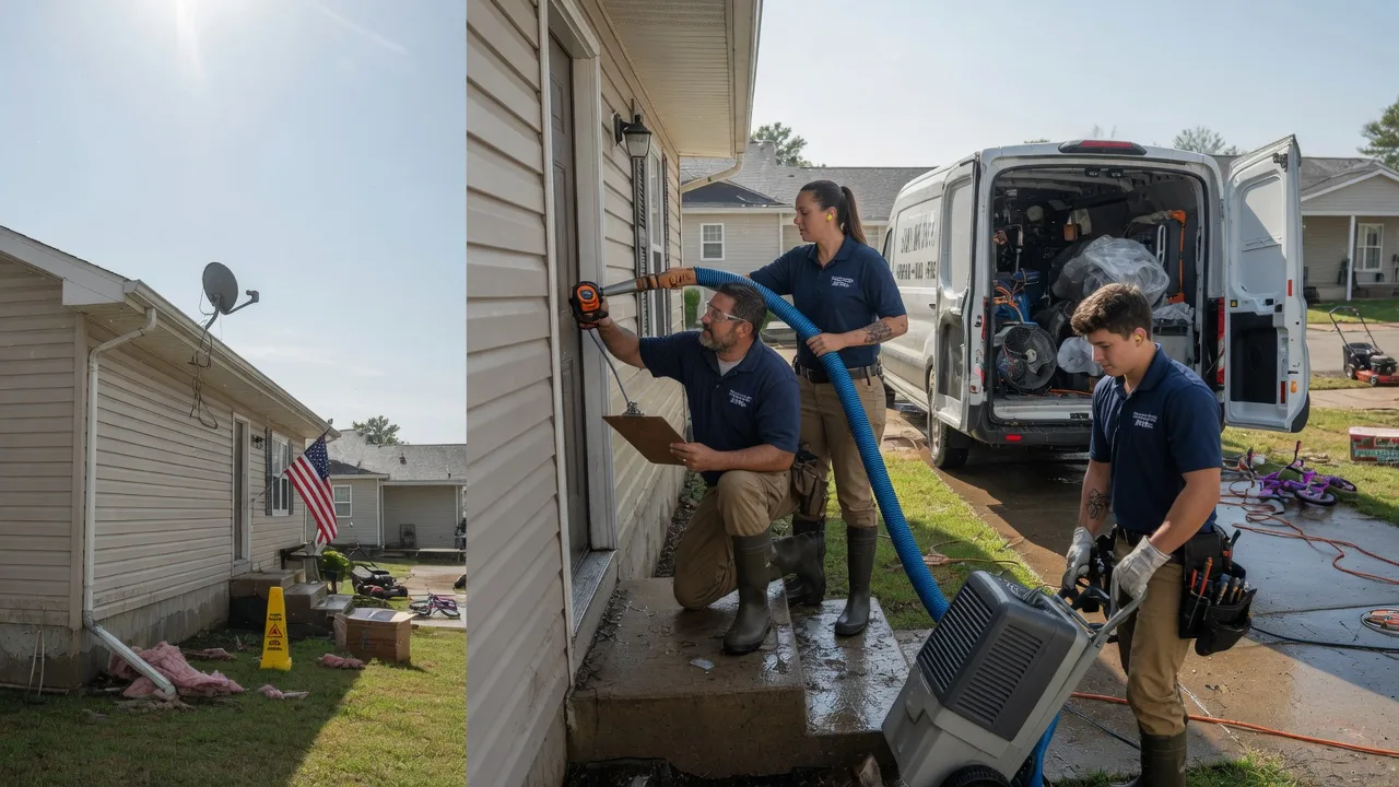 Ceiling Water Damage Restoration in Cambridge, ID near me